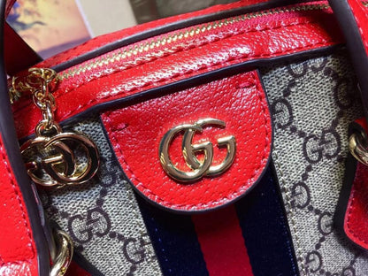 Ophidia Red Shoulder Bag
