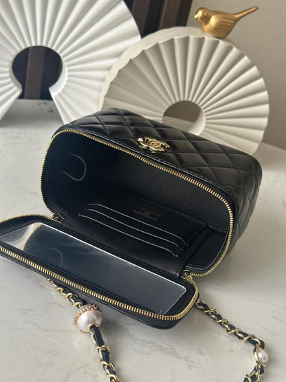 Gold Studded Lambskin Wallet