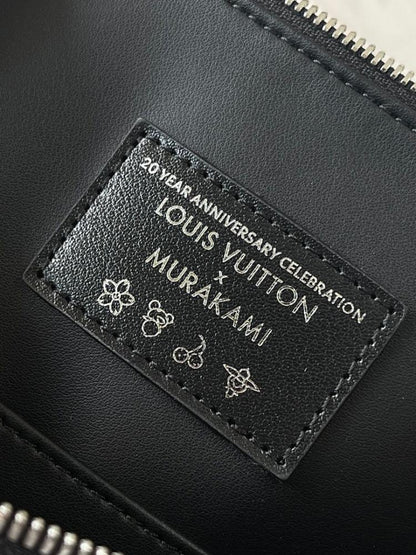 Italian-Inspired Stylish Monogram Leather Shoulder Bag