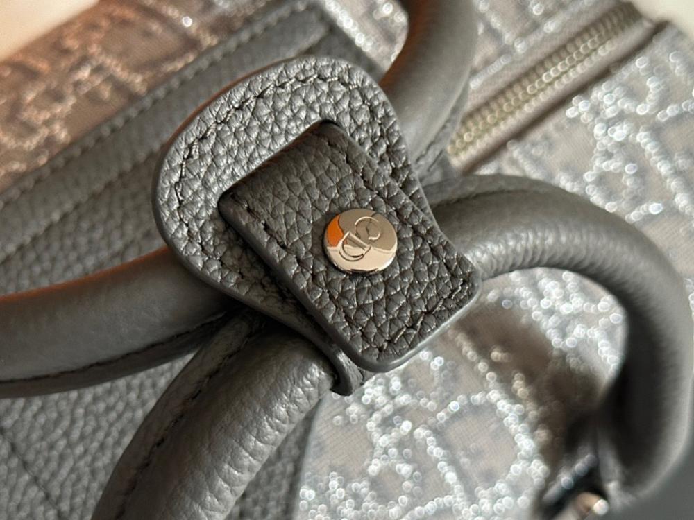 Elegant Refined Black Printed Calfskin Shoulder Bag