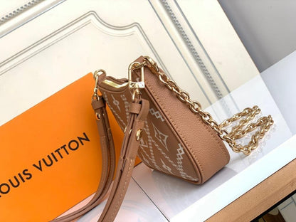 Modern Italian-Inspired Quilted Leather Shoulder Bag