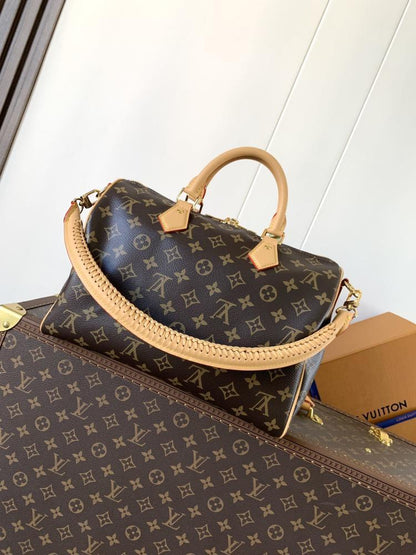 Leather Top Handle Bag