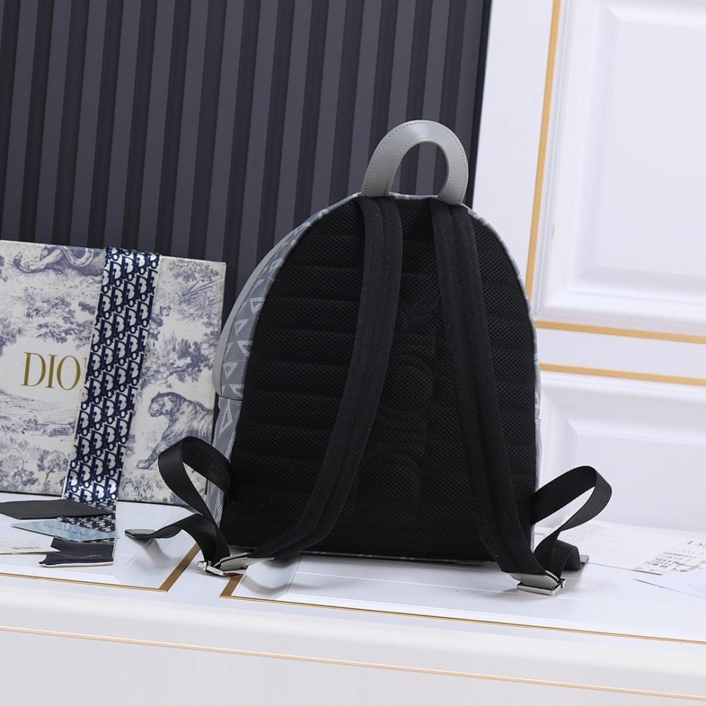 Stylish Premium Black Quilted Calfskin Backpack