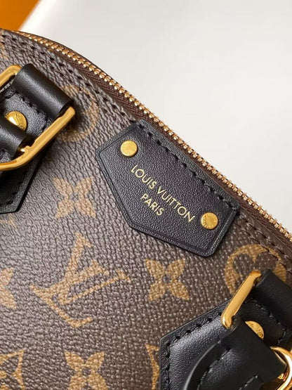 Leather Top Handle Bag