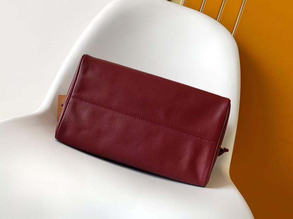 Calfskin Top Handle Bag