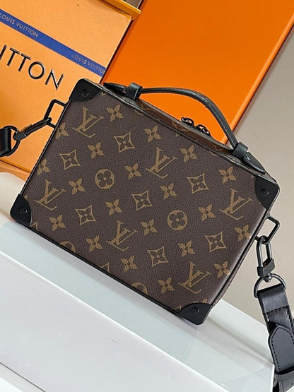 Modern Stylish Monogram Leather Shoulder Bag