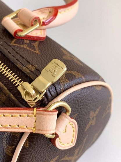 Stylish Refined Canvas Top Handle Bag
