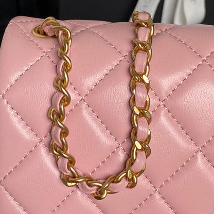 Classic Leather Top Handle Bag