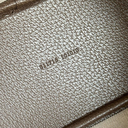 Ophidia Gold Leather Crossbody Bag