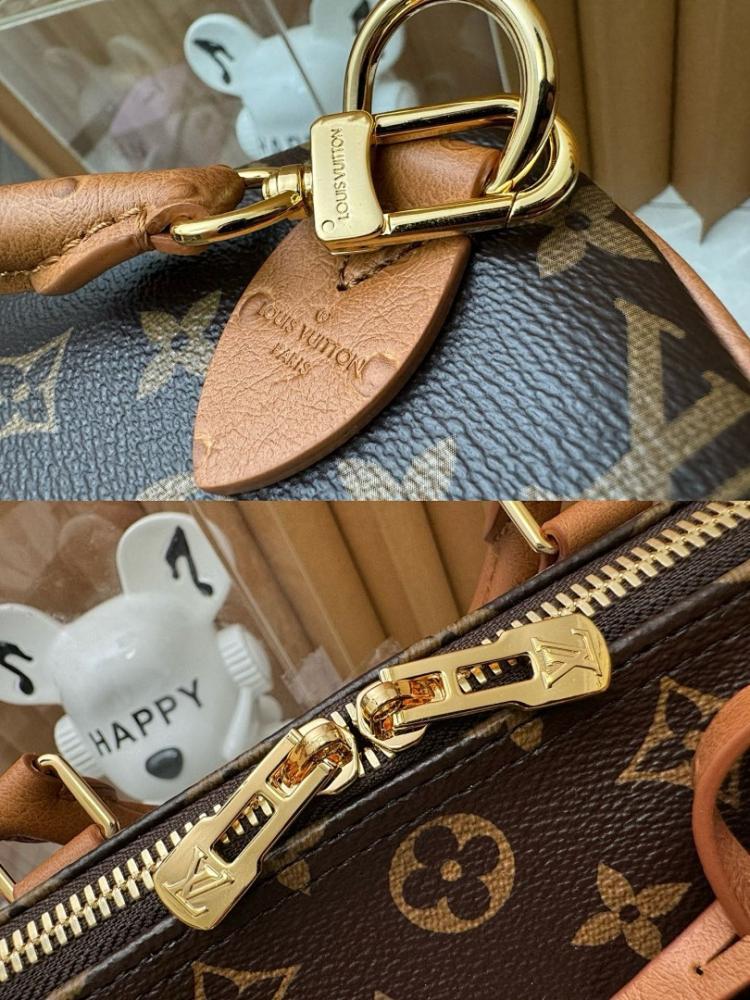 Stylish Refined Monogram Canvas Top Handle Bag