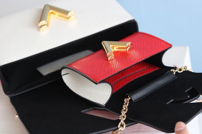 Twist Leather Shoulder Bag