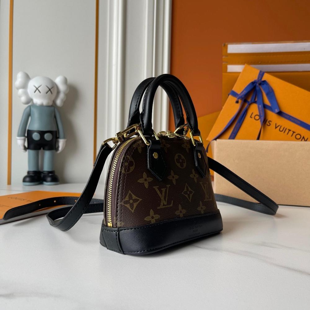 Alma Monogram Leather Crossbody Bag