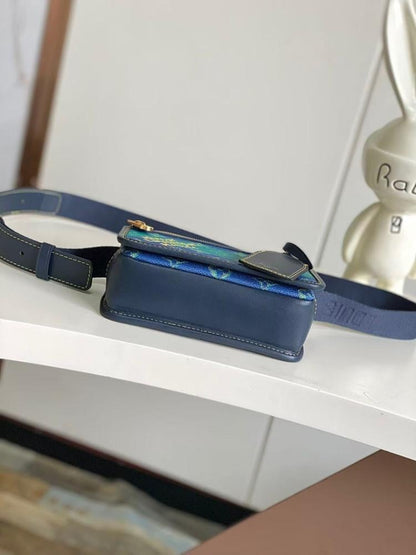 Modern Premium Monogram Leather Shoulder Bag