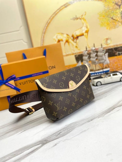 Italian-Inspired Stylish Monogram Leather Top Handle Bag
