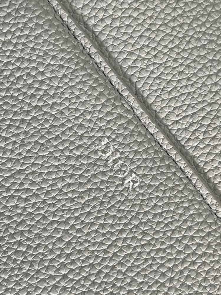 Elegant Stylish Grey Embroidered Calfskin Shoulder Bag