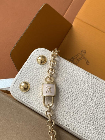 Leather Top Handle Bag