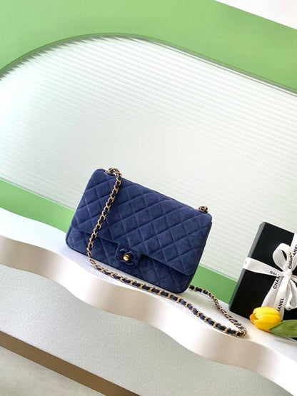 Classic Gold Leather Top Handle Bag