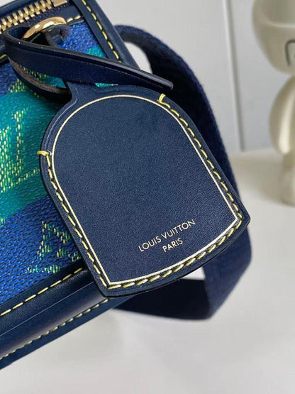 Modern Premium Monogram Leather Shoulder Bag