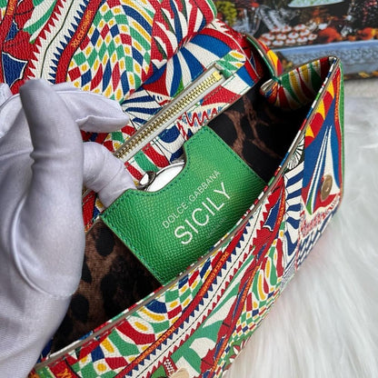Alma Printed Leather Shoulder Bag