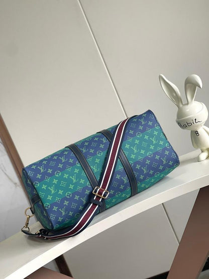 Modern Premium Monogram Leather Shoulder Bag