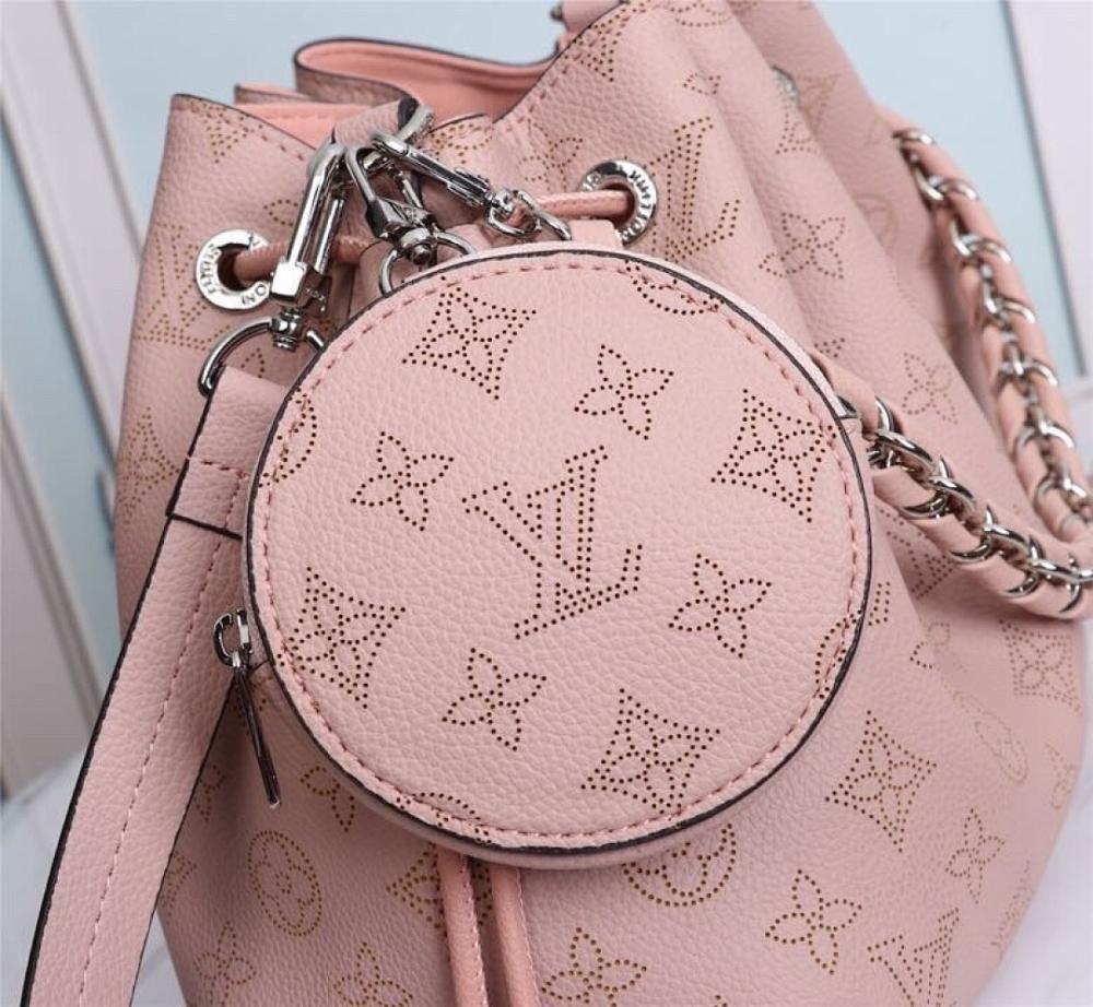 Modern Luxury Woven Calfskin Bucket Bag
