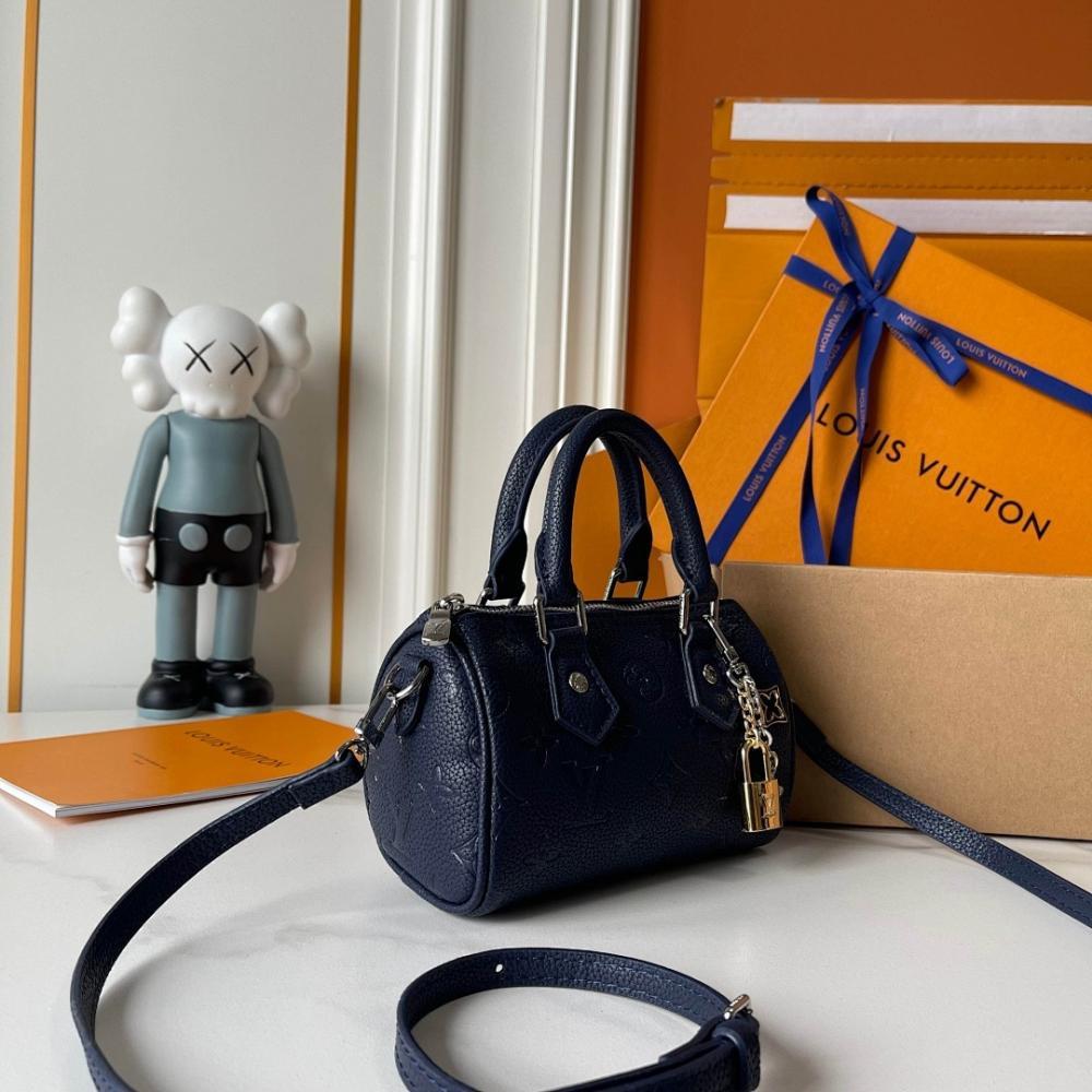 Speedy Monogram Leather Shoulder Bag