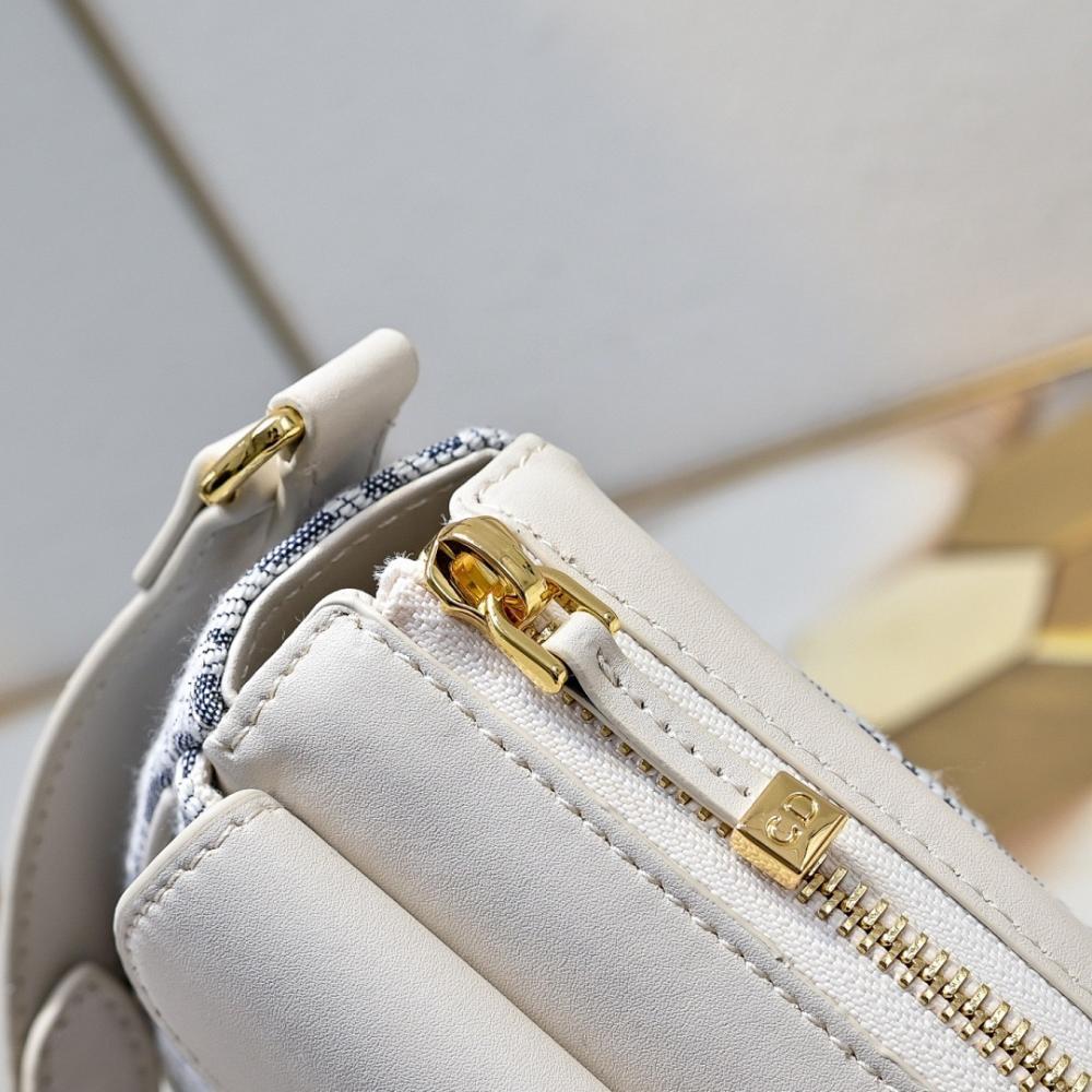 Bobby Blue Printed Calfskin Shoulder Bag
