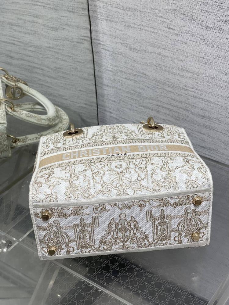Gold Top Handle Bag