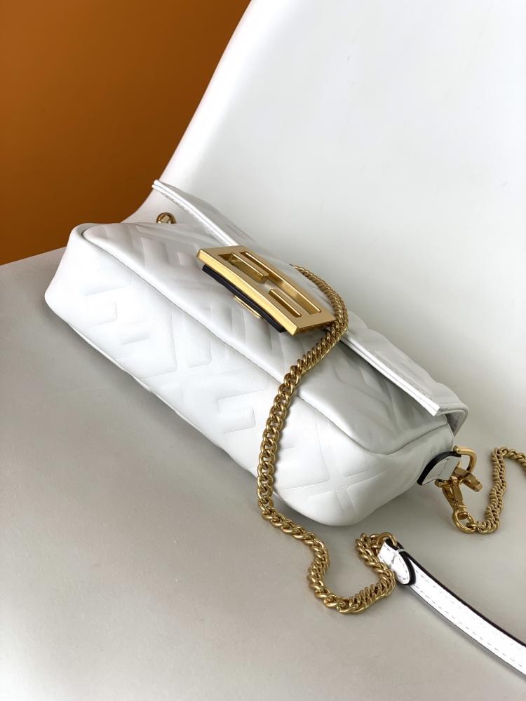Gold Leather Crossbody Bag