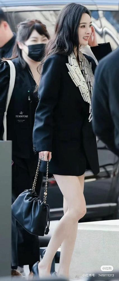 Modern Refined Leather Crossbody Bag