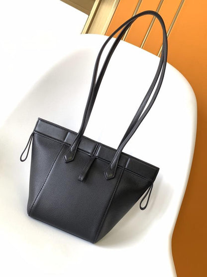 Classic Leather Top Handle Bag