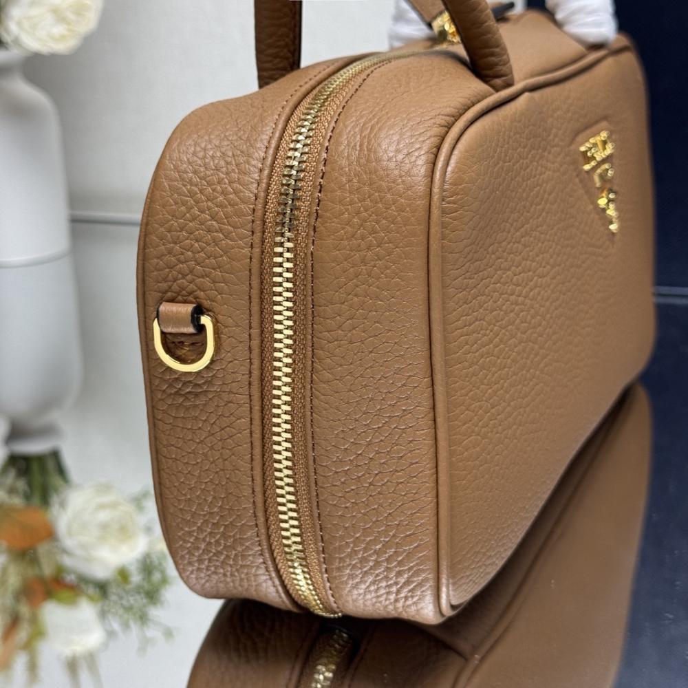 Leather Top Handle Bag