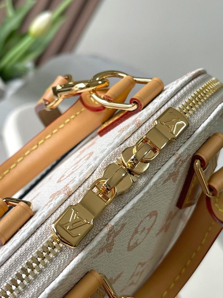 Alma Monogram Leather Crossbody Bag