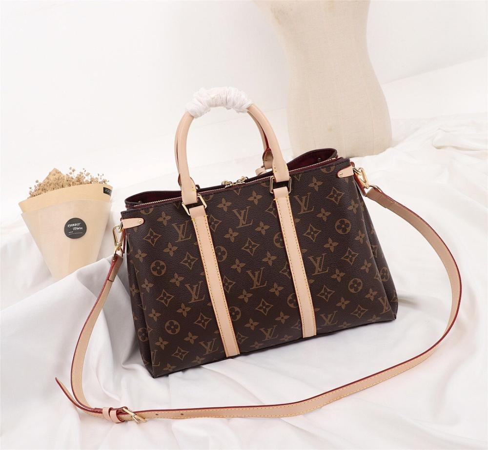 Luxury Premium Monogram Leather Shoulder Bag