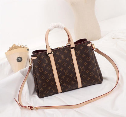 Luxury Premium Monogram Leather Shoulder Bag