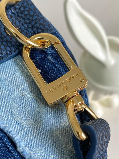 Keepall Monogram Denim Travel Bag