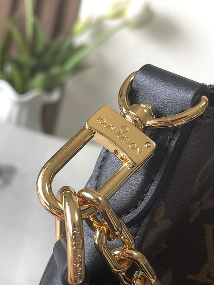 Classic Luxury Monogram Leather Shoulder Bag – Limited Edition