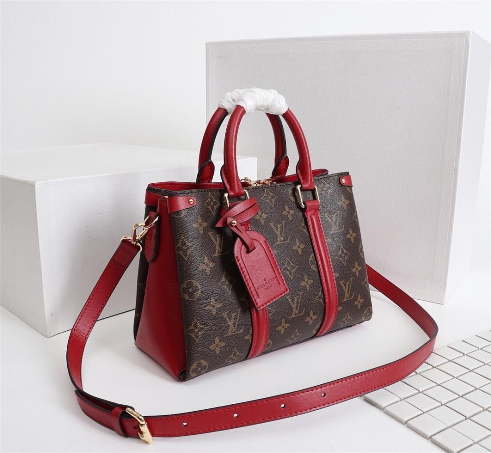 Modern Gold Monogram Leather Crossbody Bag