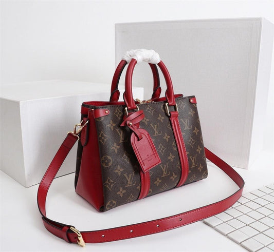 Modern Gold Monogram Leather Crossbody Bag