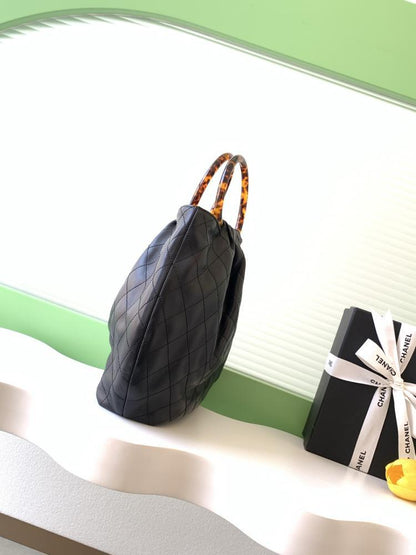 Leather Top Handle Bag