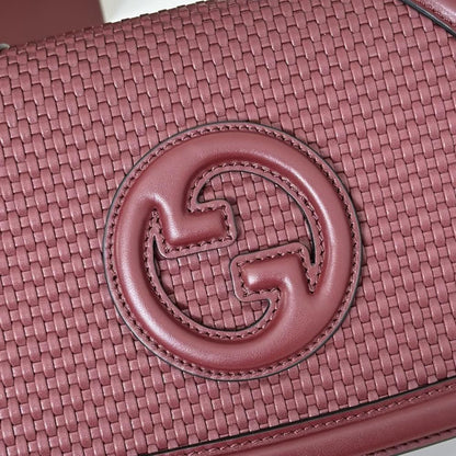 Woven Leather Shoulder Bag