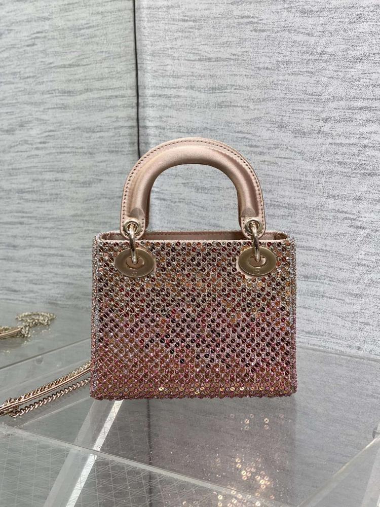 Embroidered Top Handle Bag