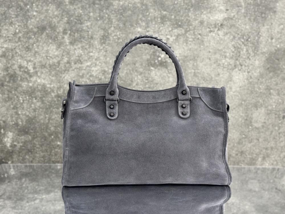 Leather Top Handle Bag