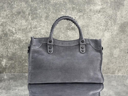 Leather Top Handle Bag