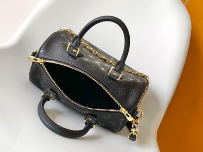 Leather Top Handle Bag