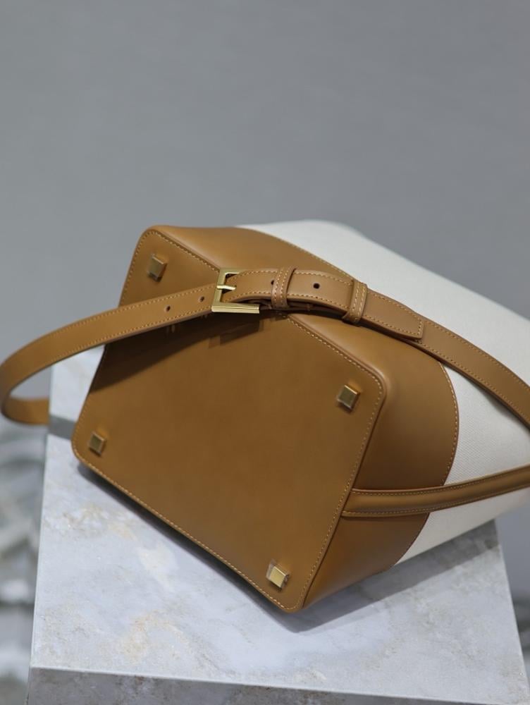 Modern Italian-Inspired Leather Top Handle Bag