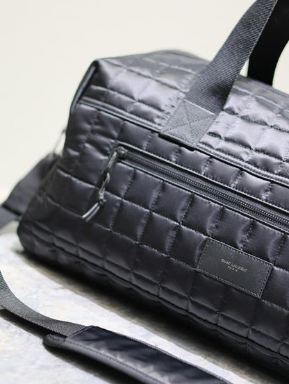 Luxury Elegant Quilted Nylon Travel Bag