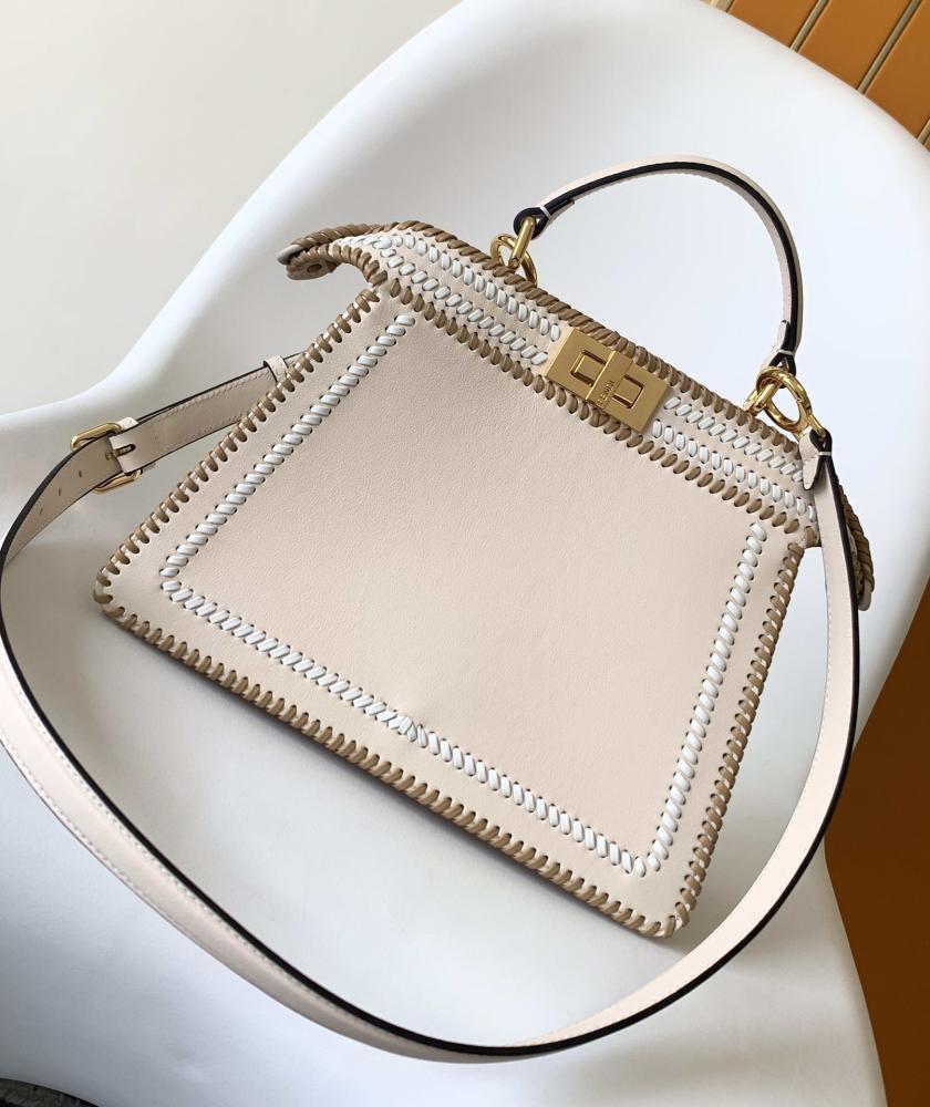 Classic Woven Leather Top Handle Bag