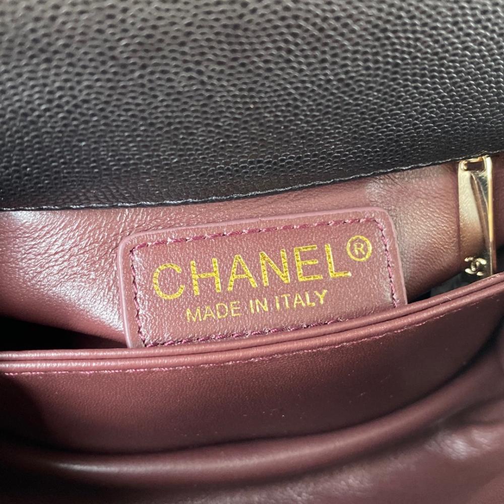 Classic Leather Top Handle Bag