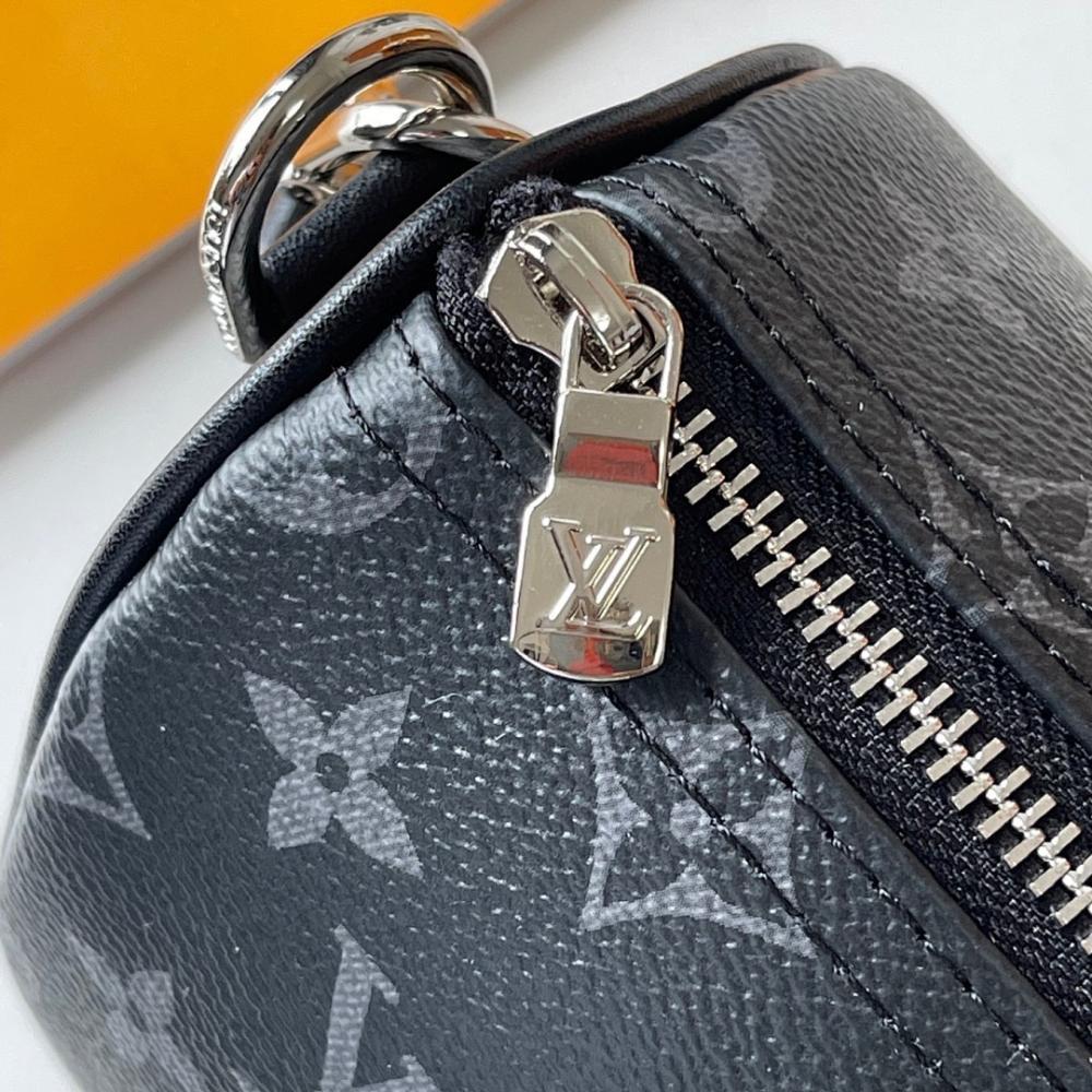 Keepall Monogram Leather Travel Bag